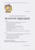 Perníková chaloupka - hledáme provozní